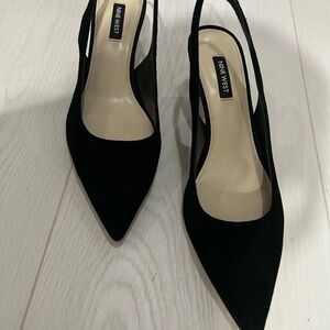Nine West Elegant Black Pointed Heels